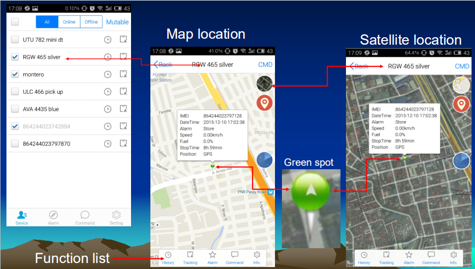 GPS Tracking System med IOS og Android APP